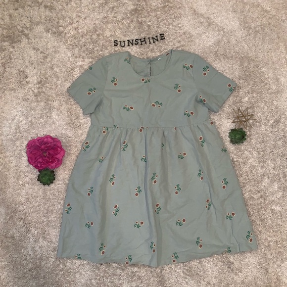 Sunflower Babydoll Dress - Picture 1 of 2